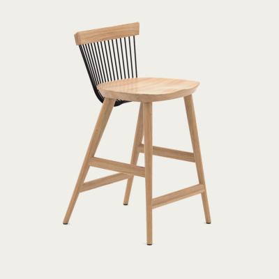Bombinate.com Oak & Black WW Counter Stool