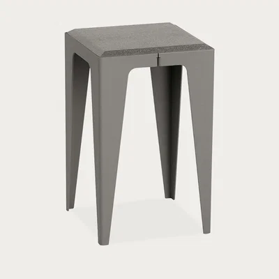 Bombinate.com Slate Black Chamfer Stool