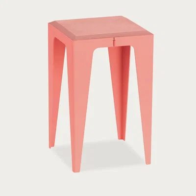Bombinate.com Kalypso Red Chamfer Stool