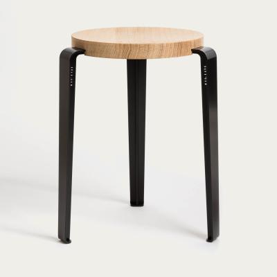 Bombinate.com Oak/Graphite Black Lou Stool