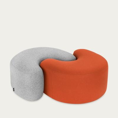 Bombinate.com Universal Grey/ Terracotta Ü Pouf Bundle