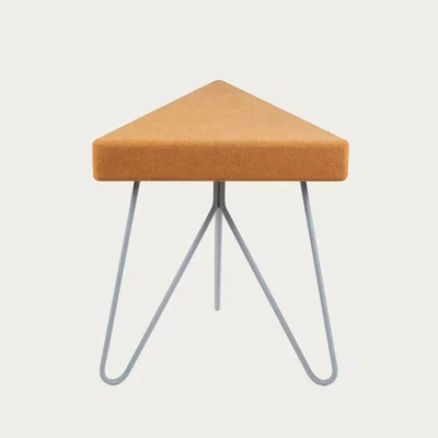 Bombinate.com Light Cork and Grey Legs Três Stool/Table