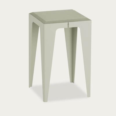 Bombinate.com Silk Grey Chamfer Stool