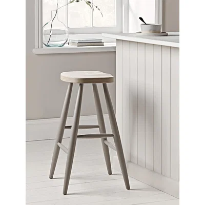Cox and Cox Grey & Limewashed Counter Stool