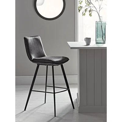 Cox and Cox Williamsburg High Stool - Carbon