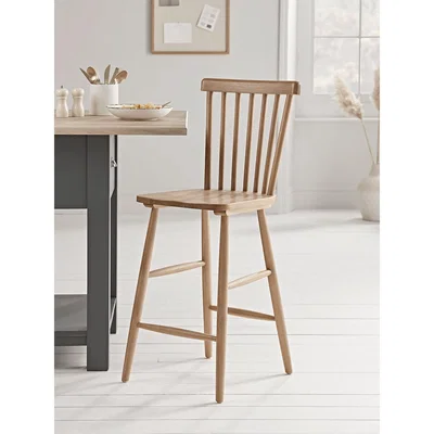 Cox and Cox NEW Oslo Oak Counter Stool - Natural