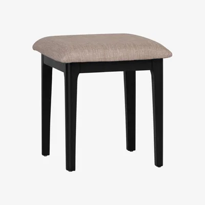 Chiltern Oak Furniture Bergen Black Painted Oak Dressing Stool