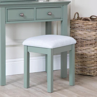 Chiltern Oak Furniture Banbury Sage Green Painted Stool