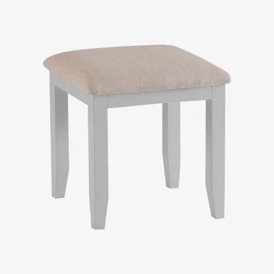 Chiltern Oak Furniture Suffolk Grey Painted Oak Dressing Stool