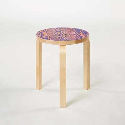 The Conran Shop Stool 60 ColoRing Jo Nagasaka Pink & Purple