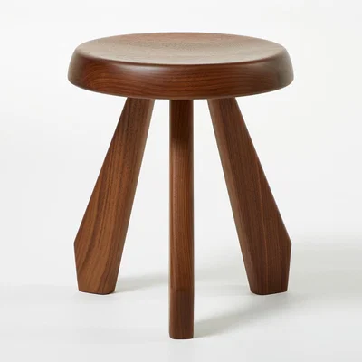 The Conran Shop Tabouret Méribel Stool American Walnut