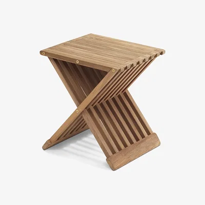 The Conran Shop Fionia Stool Teak By Skagerak