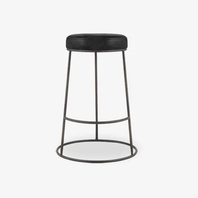 Cult Furniture Austen Kitchen Stool, Vintage Black & Rustic