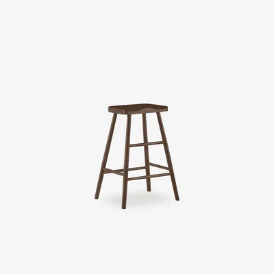 Cult Furniture £20  Off  Callie Wooden Kitchen Stool, Walnut