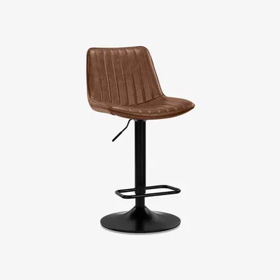 Cult Furniture Barker Adjustable Stool, Vintage Tan