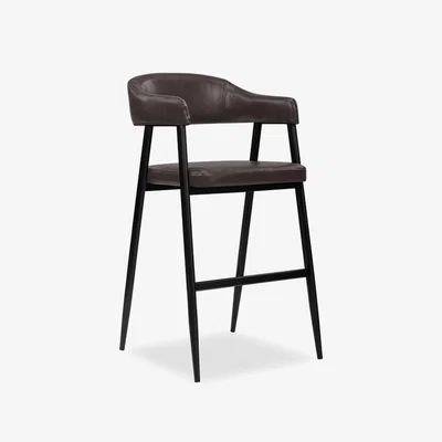 Cult Furniture Presley Kitchen Stool, Vintage Dark Grey
