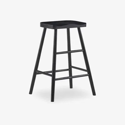 Cult Furniture £20  Off  Callie Wooden Kitchen Stool, Black