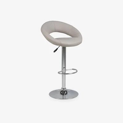 Cult Furniture £20 Off Plump Adjustable Stool, Taupe & Chrome