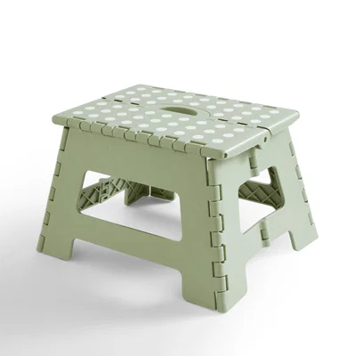 Dunelm Small Sage Step Stool Sage