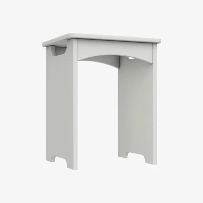Dunelm Portia Dressing Table Stool White