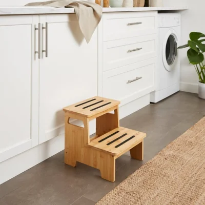 Dunelm Bamboo Step Stool