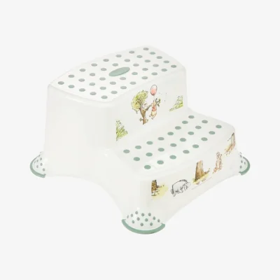 Dunelm Keeeper Winnie The Pooh Double Step Stool with Anti Slip Function