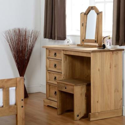 Dunelm Return - Corona Dressing Table Stool, Wood