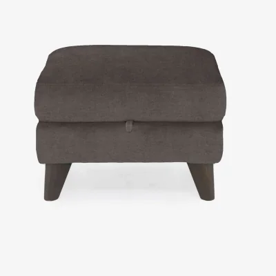 Furniture Village Jules Fabric Storage Stool - Dolphin