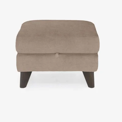 Furniture Village Jules Fabric Storage Stool - R120 Light Khaki