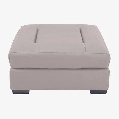 Furniture Village Xavier NC Leather Stool - Feather