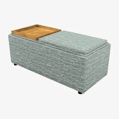 Furniture Village G Plan - Fabric Storage Bench Tray Stool