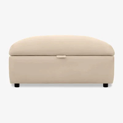 Furniture Village Parker Knoll - Hudson 23 Leather Storage Stool