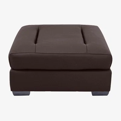 Furniture Village Xavier HW Leather Stool - Espresso