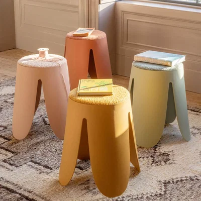 Graham & Green Graham and Green Mabel Ochre Yellow Stool