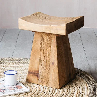 Graham & Green Recycled Wooden Stool