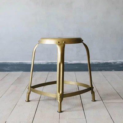 Graham & Green Isaac Brass Stool