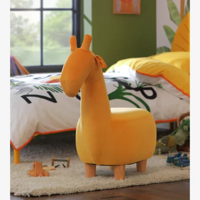 Habitat Habitat George Kids Giraffe Animal Stool - Yellow