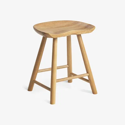 Habitat Habitat Barnwell Oak Stool - Natural