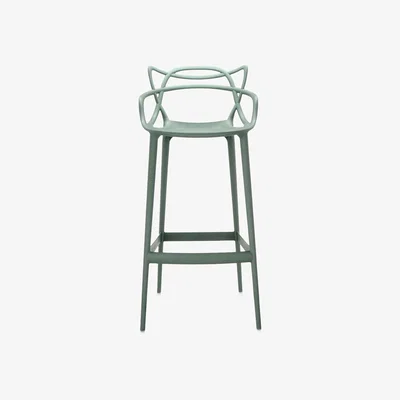 Heal's Kartell Masters Stool Large Black - Heal's UK Furniture