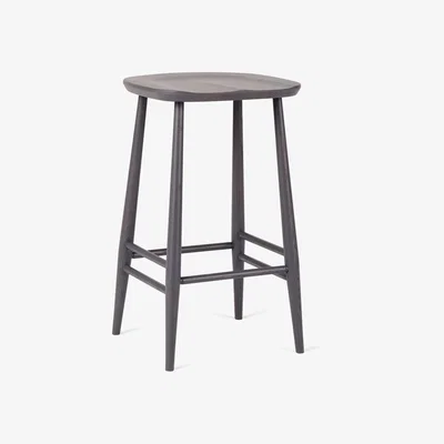 Heal's L.Ercolani Originals Utility Counter Stool Vintage Red - Heal's UK Bedroom Furniture
