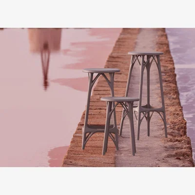 Heal's Kartell A.I. Light Stool in Black