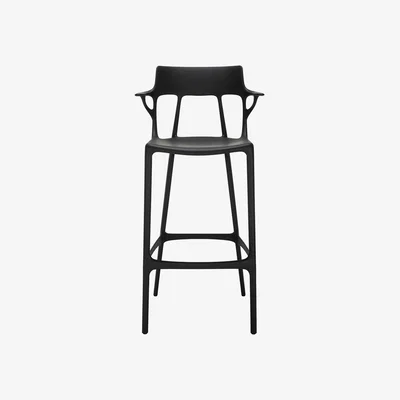 Heal's Kartell AI Bar Stool Black - Heal's UK Furniture