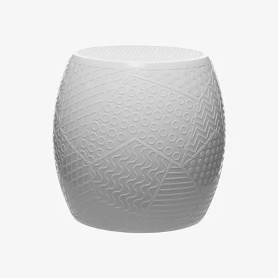 Heal's Kartell Roy Stool White - Heal's UK Furniture