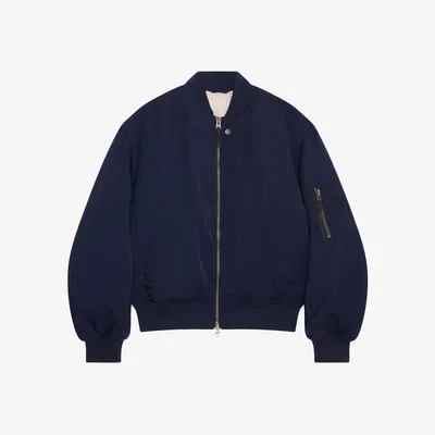 John Lewis WOOD WOOD Elwyn Bomber Jacket, 7070 Stool Blue