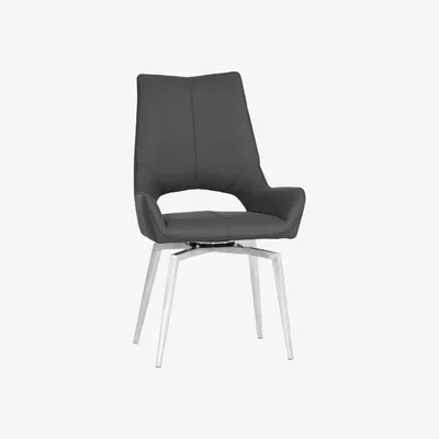 Knees Bello Metal Bar Stools - Dark Grey