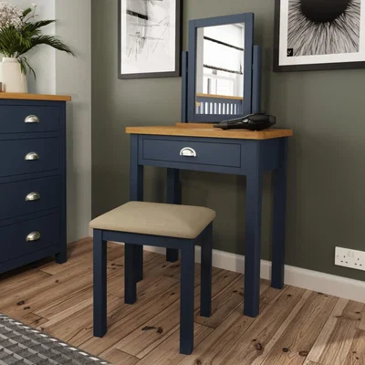 Knees Ruskin Stool - Blue