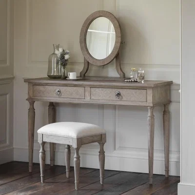 Knees Mustique Mindy Wood Stool - Grey