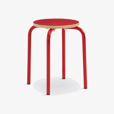 La Redoute Hiba Stackable School-Style Low Stool
