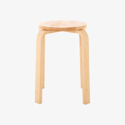 La Redoute Hattie Heavea Wood Stackable Stool