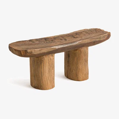 La Redoute Ustabo Small Teak Stool